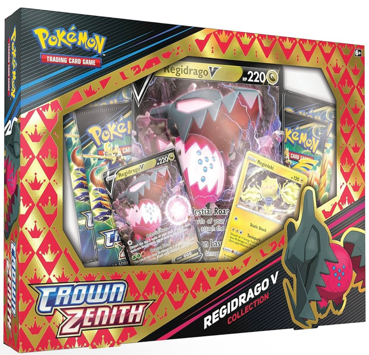 Pokemon TCG Crown Zenith Regidrago V Collection Box