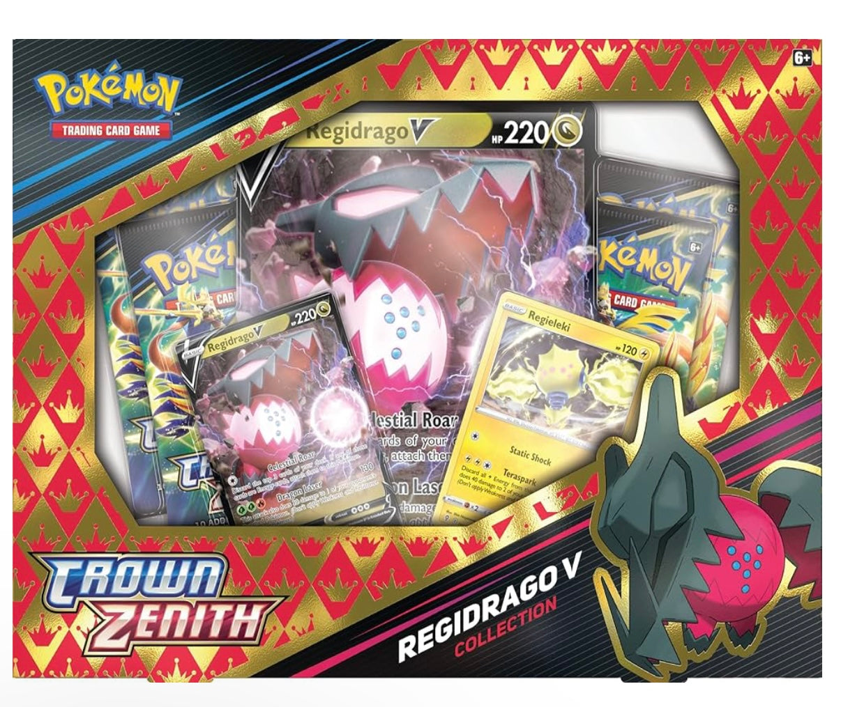 Pokemon TCG Crown Zenith Regidrago V Collection Box